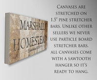 Personalized - Family Homestead - Canvas