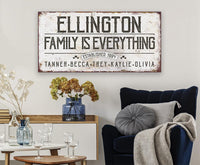 Personalized - Family Is Everything - Canvas