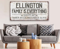 Personalized - Family Is Everything - Canvas
