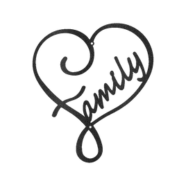 Family Love Personalized Gifts - Custom Metal Sign