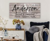 Personalized - Family Name - Canvas
