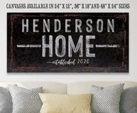 Personalized - Family Name - Canvas