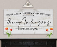 Personalized - Family Name - Canvas
