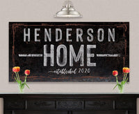 Personalized - Family Name - Canvas