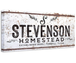 Personalized - Family Name - Canvas