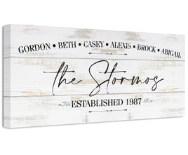 Personalized - Family Name - Canvas