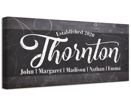 Personalized - Family Name - Canvas