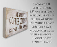 Personalized - Family Name Coffee Co - Canvas