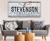 Personalized - Family Name - Canvas