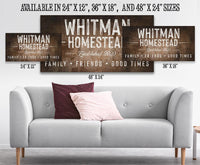 Personalized - Family Name - Canvas