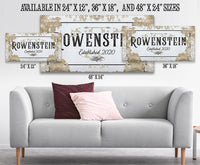 Personalized - Family Name - Canvas