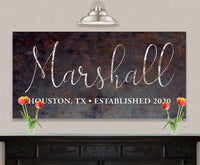 Personalized - Family Name - Canvas