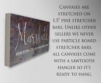 Personalized - Family Name - Canvas