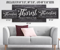 Personalized - Family Name - Canvas