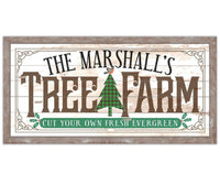 Personalized - Family Tree Farm - Canvas