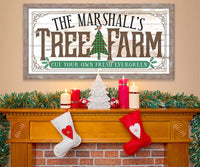 Personalized - Family Tree Farm - Canvas