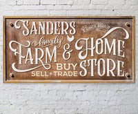 Personalized - Farm & Home Store - Canvas