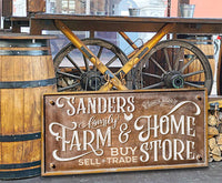 Personalized - Farm & Home Store - Canvas