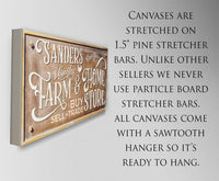 Personalized - Farm & Home Store - Canvas