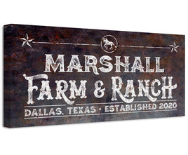 Personalized - Farm & Ranch - Canvas