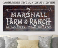 Personalized - Farm & Ranch - Canvas