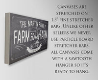 Personalized - Farm Sweet Farm - Canvas