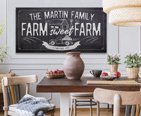 Personalized - Farm Sweet Farm - Canvas
