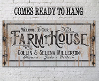Personalized - Farmhouse - Canvas