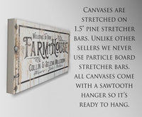 Personalized - Farmhouse - Canvas
