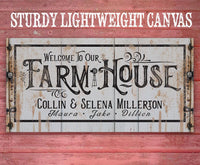 Personalized - Farmhouse - Canvas