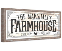 Personalized - Farmhouse - Canvas