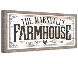 Personalized - Farmhouse - Canvas