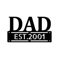 Father's Day Personalized Gifts - Custom Metal Sign