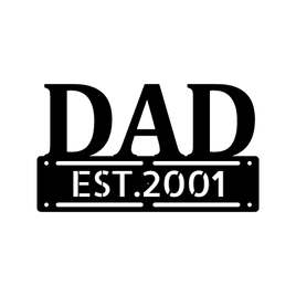 Father's Day Personalized Gifts - Custom Metal Sign