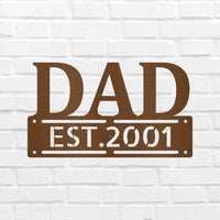 Father's Day Personalized Gifts - Custom Metal Sign