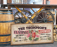 Personalized - Flamingo Lounge - Canvas