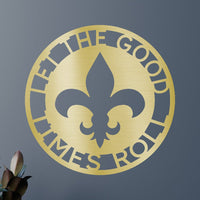 Fleur De Lis Ring Personalized Gifts - Custom Metal Sign