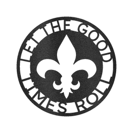 Fleur De Lis Ring Personalized Gifts - Custom Metal Sign