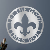 Fleur De Lis Ring Personalized Gifts - Custom Metal Sign