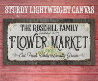 Personalized - Flower Market - Canvas