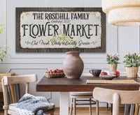 Personalized - Flower Market - Canvas