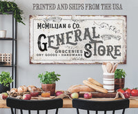 Personalized - General Store - Canvas