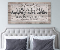 Personalized - Happily Ever After - Canvas