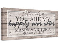 Personalized - Happily Ever After - Canvas