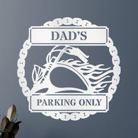 Hog Parking Plaque Personalized Gifts - Custom Metal Sign