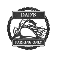 Hog Parking Plaque Personalized Gifts - Custom Metal Sign