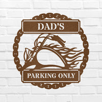 Hog Parking Plaque Personalized Gifts - Custom Metal Sign
