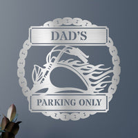 Hog Parking Plaque Personalized Gifts - Custom Metal Sign
