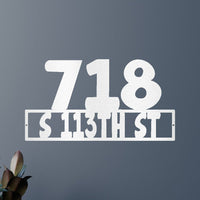 Home Address Personalized Gifts - Custom Metal Sign