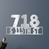 Home Address Personalized Gifts - Custom Metal Sign